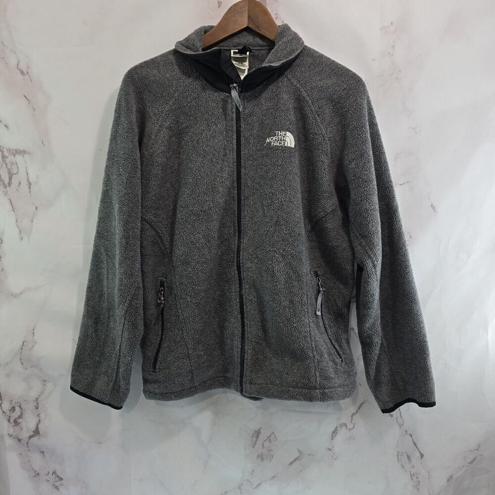 The North Face Jacket Womens Medium Gray Fleece Full Zip Synch Denali